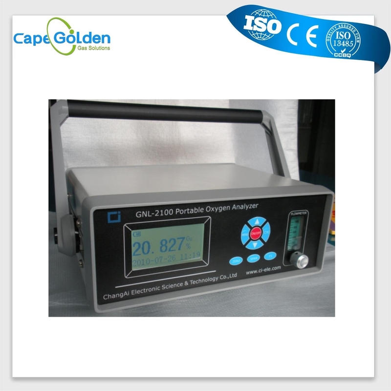 Анализатора кислорода экрана GNL-2100L LCD содержание портативного высокое