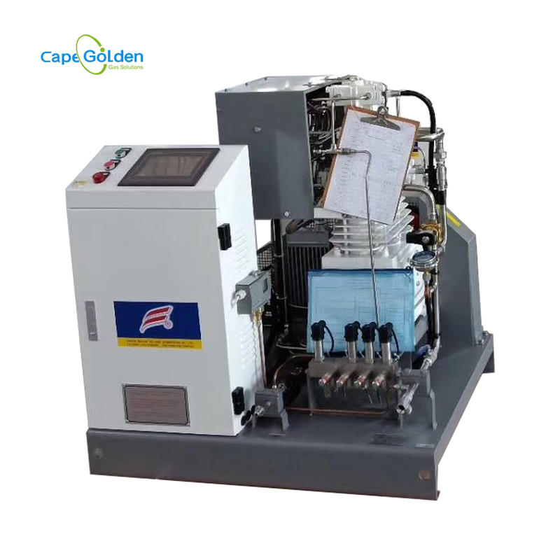 Воздушное охлаждение компрессора Ww-100-6-30 азота химического масла пользы фабрики свободное