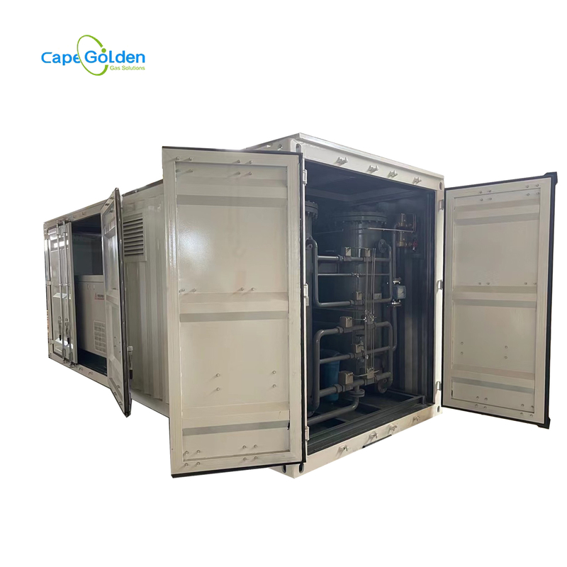 Завода кислорода больницы производственная установка 80cbm/hr кислорода генератора PSA Containerized мобильного медицинская