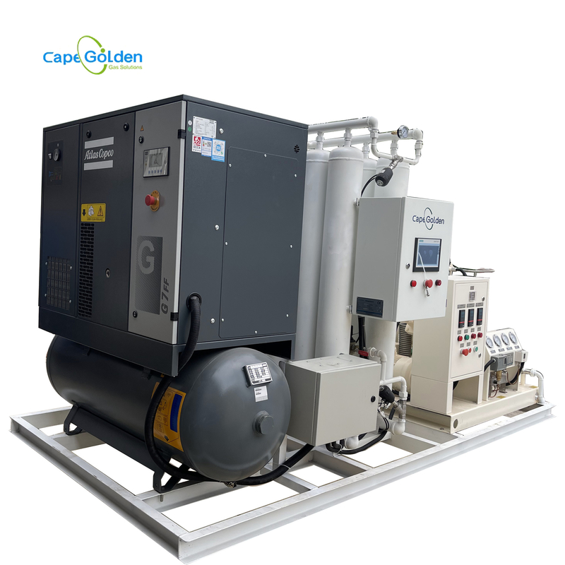 Завод Refill цилиндра кислорода оборудования поколения газа кислорода 90~99% медицинский с бензоколонкой цилиндров
