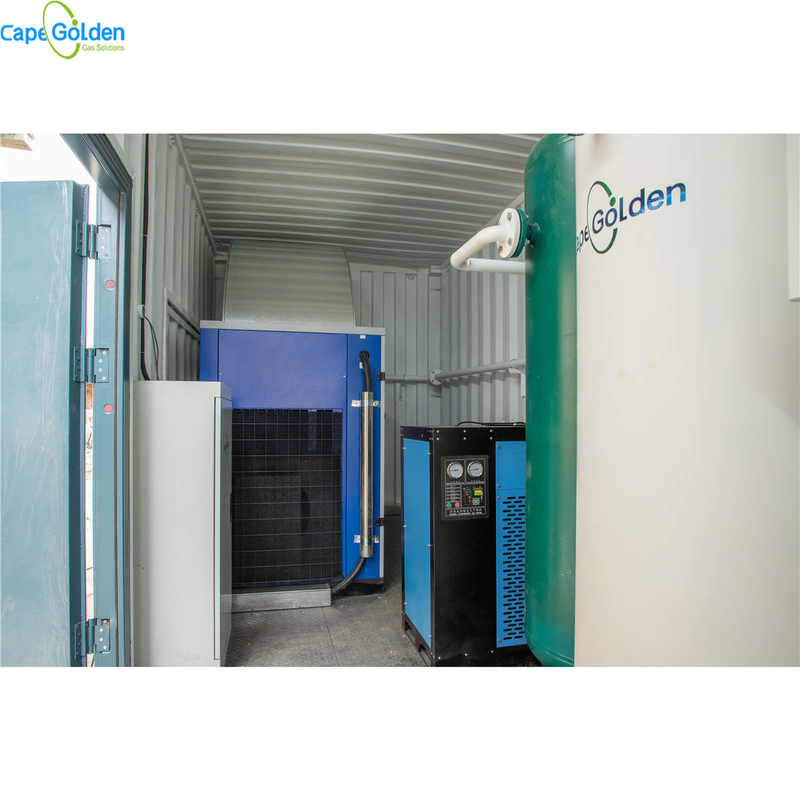 Производственная установка 93% 95% кислорода генератора кислорода ISO PSA CE Containerized