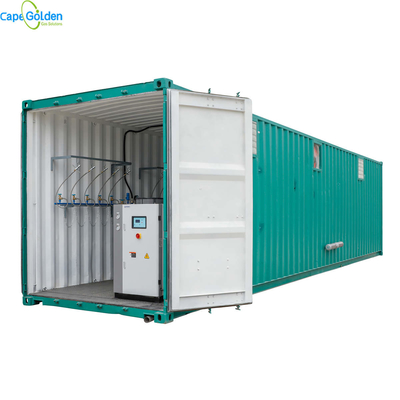 завод 10cbm/Hr кислорода 93% 95% мобильный Containerized генератор 200Bar кислорода